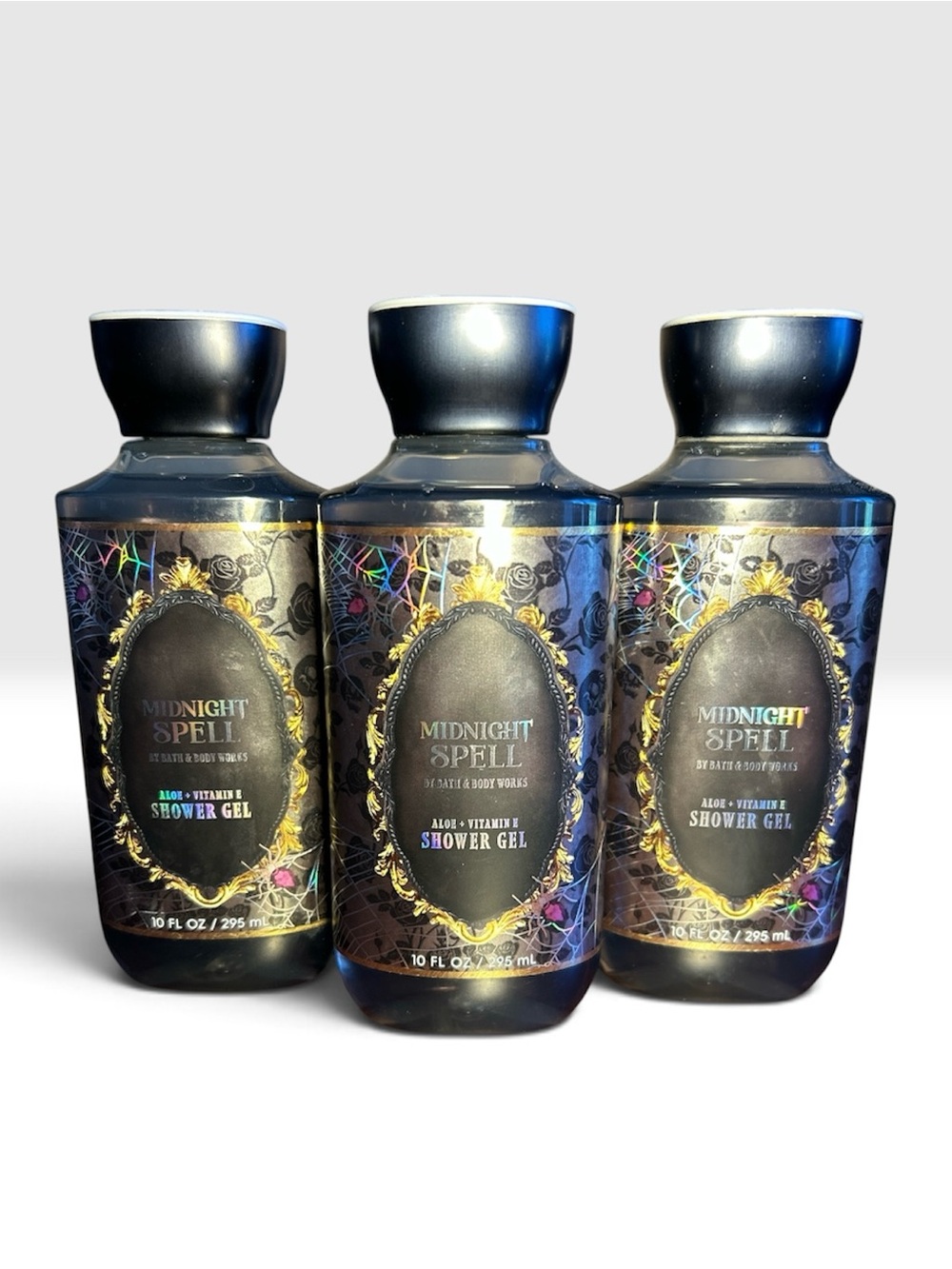 Bath & Body Works Midnight Spell Shower Gel 10 OZ X3 NEW!